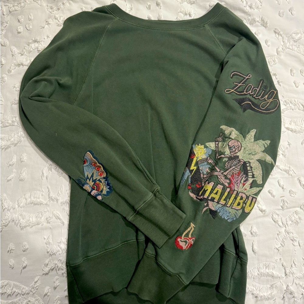 Zadig and Voltaire Army Green Women’s Sweater